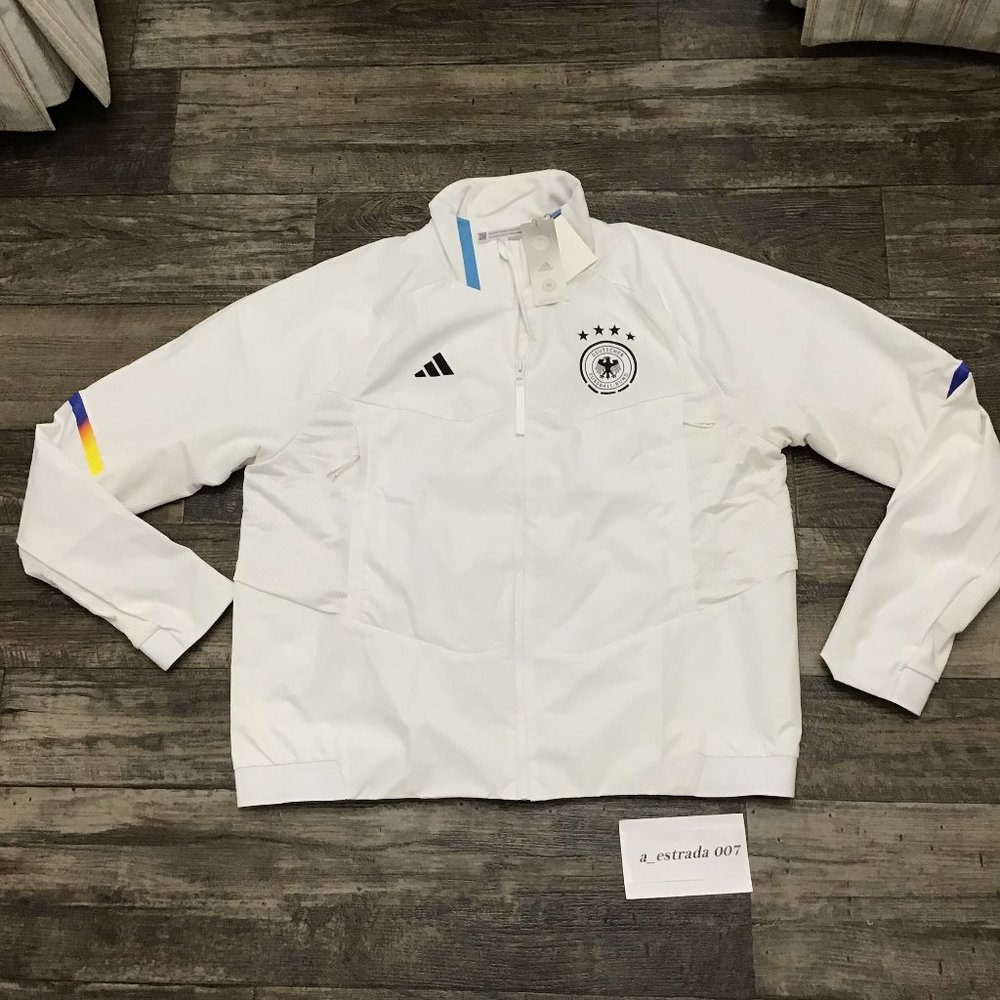 ADIDAS Germany GAME DAY ANTHEM JACKET FIFA WORLD CUP 2022 X-Large IC4379 $140